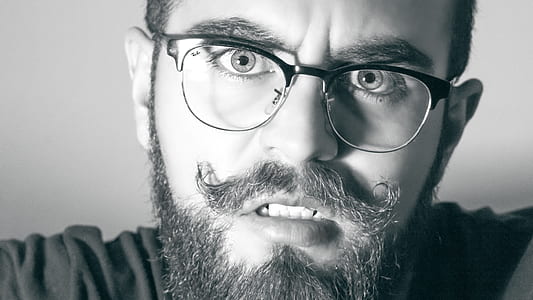 black-and-white, man, person, eyes thumbnail