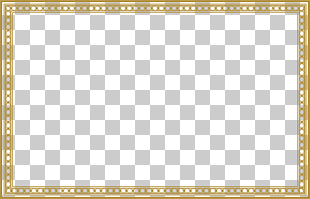 Golden Age of Radio Wedding invitation Graphic design, Gold Frame Border, brown frame illustration PNG clipart