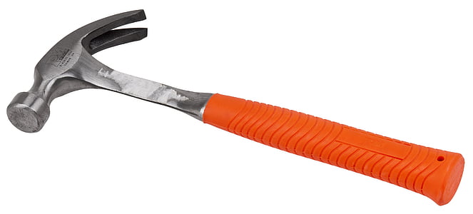 orange handle claw hammer thumbnail