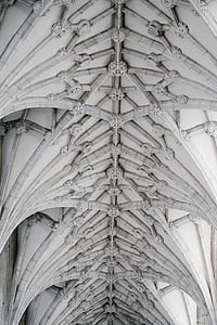 white concrete ceiling of building thumbnail