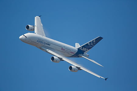 white Airbus plane thumbnail