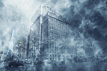 high-rise buildings illustration thumbnail