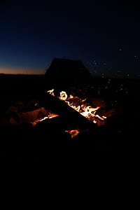 campfire near tent thumbnail