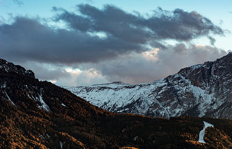 Mountains Under Cloudy Sky thumbnail
