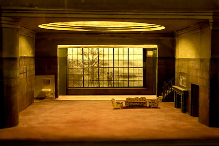 sofa inside brown room thumbnail