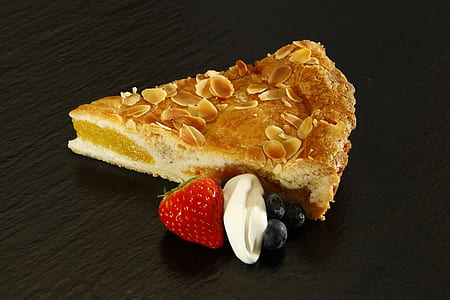 Slice Pizza Beside Strawberry and Blueberry thumbnail