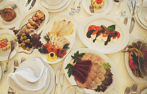 assorted-color cooked foods thumbnail