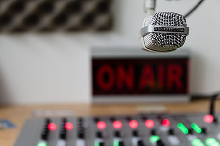 shallow focus of gray studio microphone thumbnail