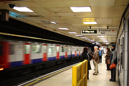photography of people on train station thumbnail