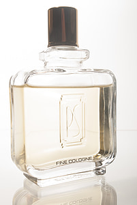 Fine Cologne fragrance bottle on beige surface thumbnail