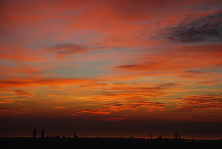 orange and gray sky during golden hour thumbnail