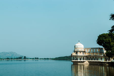 landscape photo of brown building beside body of water thumbnail