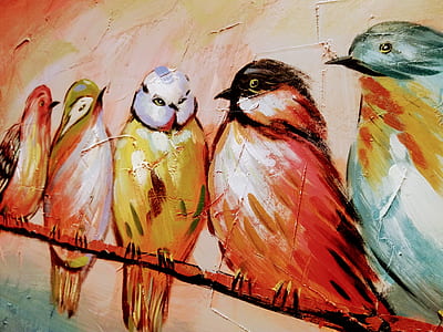 red, art, yellow, painting thumbnail