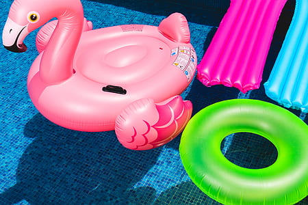 children's pink flamingo and green buoys thumbnail