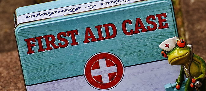 teal and white First Aid case thumbnail