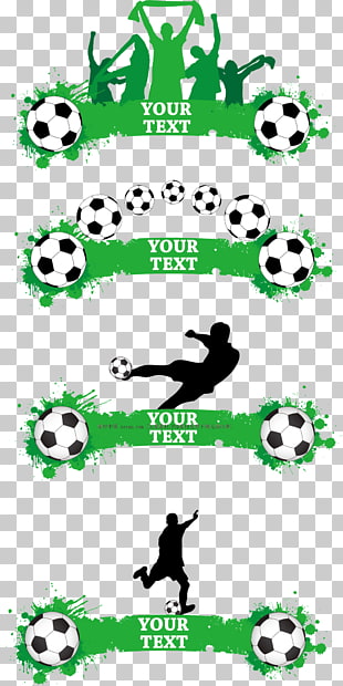 Football Banner, Football theme banner , soccer ball illustration PNG clipart
