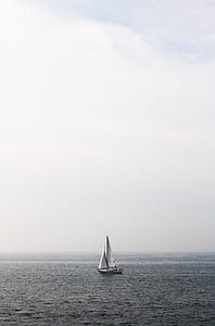 white ship on body of water thumbnail