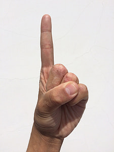 left hand showing fan hand sign thumbnail