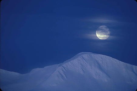 white mountain under full moon thumbnail