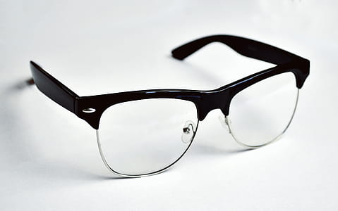 Black Framed Clubmaster Style Eyeglasses thumbnail