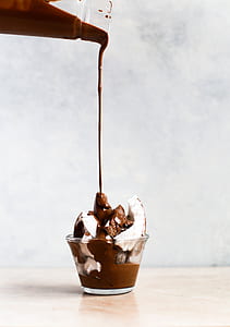 chocolate pouring on ice cream thumbnail