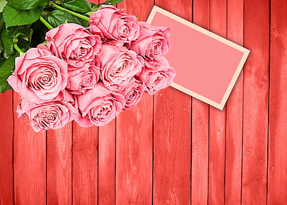 bouquet pink roses thumbnail
