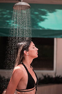 woman taking shower thumbnail