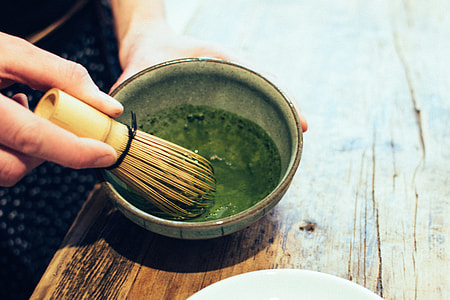 Matcha tea whisking thumbnail