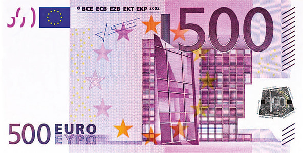 500 Europian dollar thumbnail