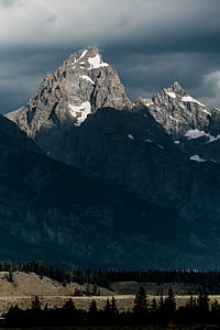 mountain and dark clouds thumbnail