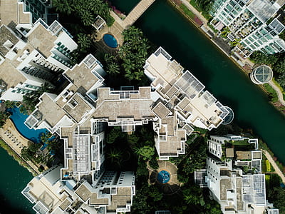 aerial photography of buildings thumbnail