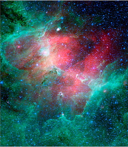 red and green galaxy wallpaper thumbnail