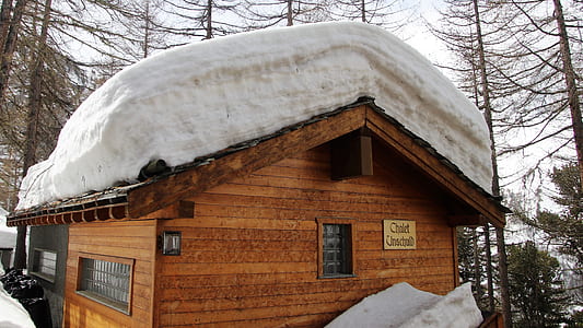 house coated with snow on top thumbnail