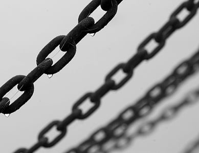 selective focus photography of black chain thumbnail