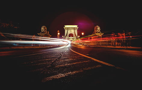 timelapse photography of light and road during nighttime thumbnail