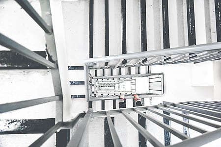 white and black staircase thumbnail