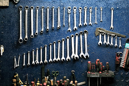 gray metal combination and close wrench set thumbnail
