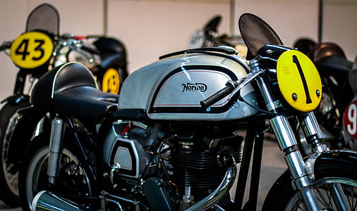 gray and black motorcycle besides no 43 motorcycle thumbnail