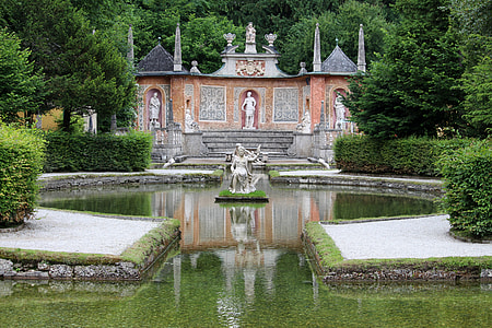 Hellbrunn-Castle garden in Salzburg, Austria thumbnail