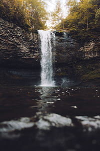 waterfall, cascade, wallpaper, iphone wallpapers thumbnail