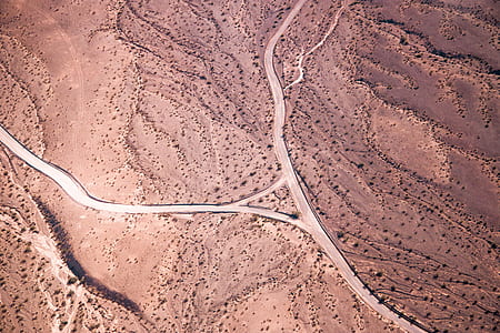 aerial photography of road thumbnail