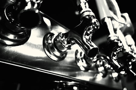 closeup photography of gray stainless steel faucets thumbnail