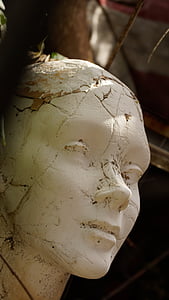 closeup of white head bust thumbnail