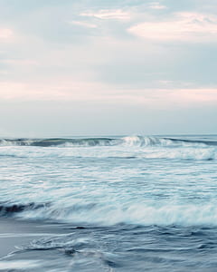timelapsed photo of water waves thumbnail