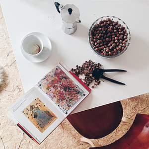 Nuts and coffee at home thumbnail