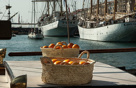 orange on brown wicker baskets thumbnail