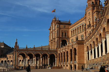group of people walking beside building under blue sky during daytime thumbnail