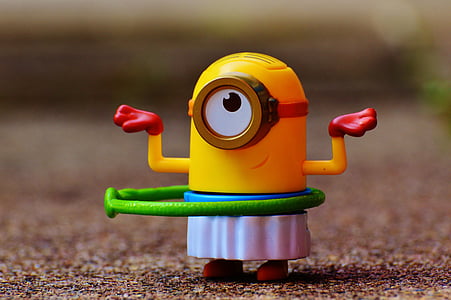 selective focus photography of Minion doing hula hoop thumbnail