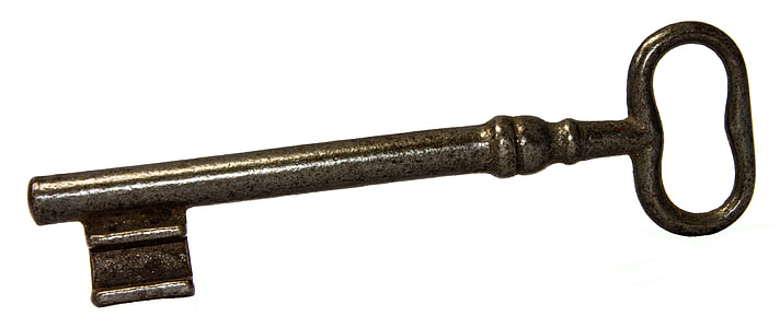 black metal skeleton key thumbnail