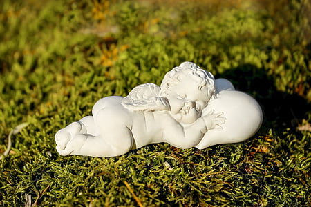 cherub white figurine thumbnail